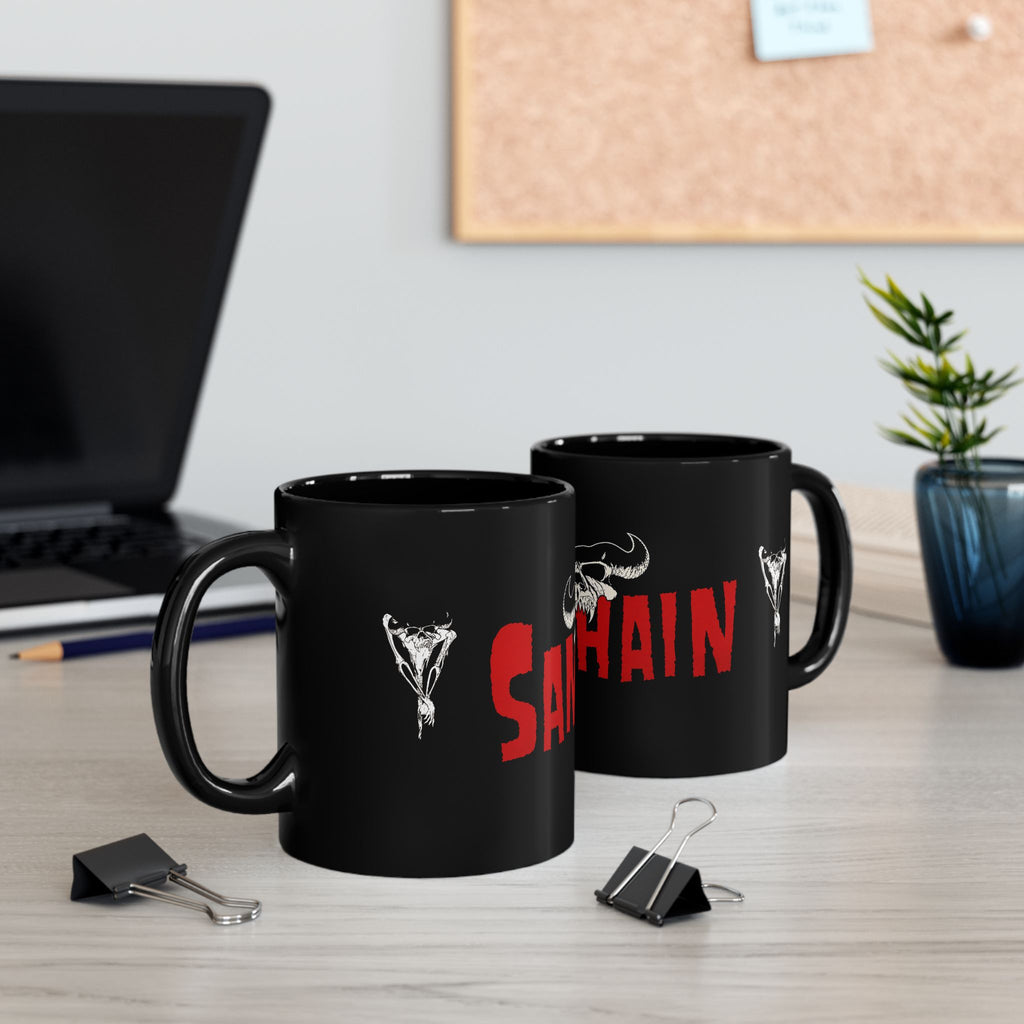 Samhain Danzig band Skull on coffee mug 11oz great gift for Halloween time Punk Goth bands