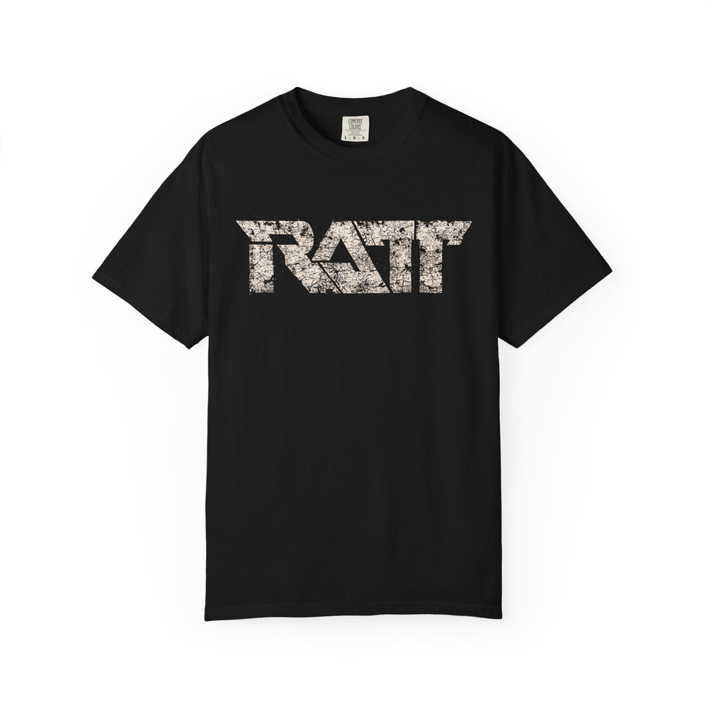 RATT Vintage Distressed Logo Shirt | 80s Heavy Metal Tee | Retro Glam Metal T-Shirt | Classic Rock Fan Gift