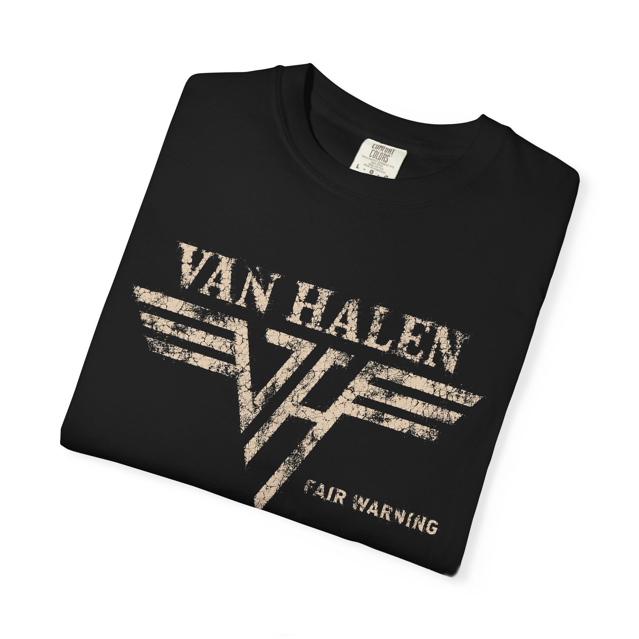 Van Halen Fair Warning Shirt | Vintage Distressed Rock Band T-Shirt | 80s Hard Rock Tee | Classic Guitar Music Shirt | Comfort Colors 1717