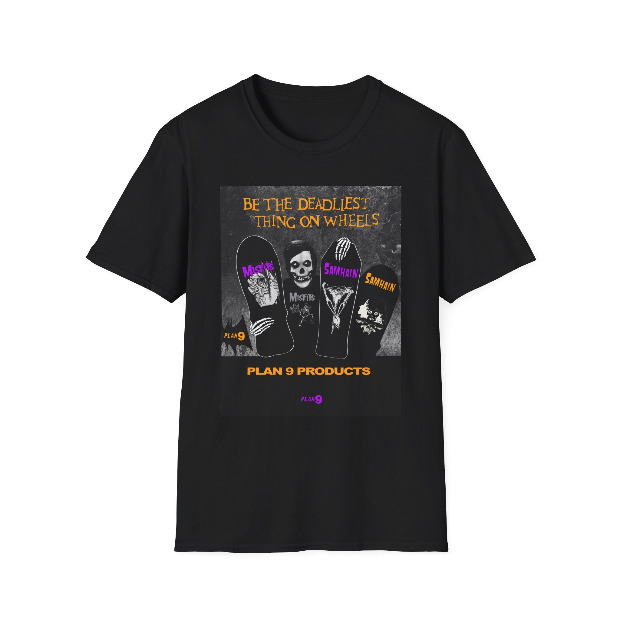 Plan 9 Skateboards Samhain Misfits band t-shirt | Goth Punk Death Rock