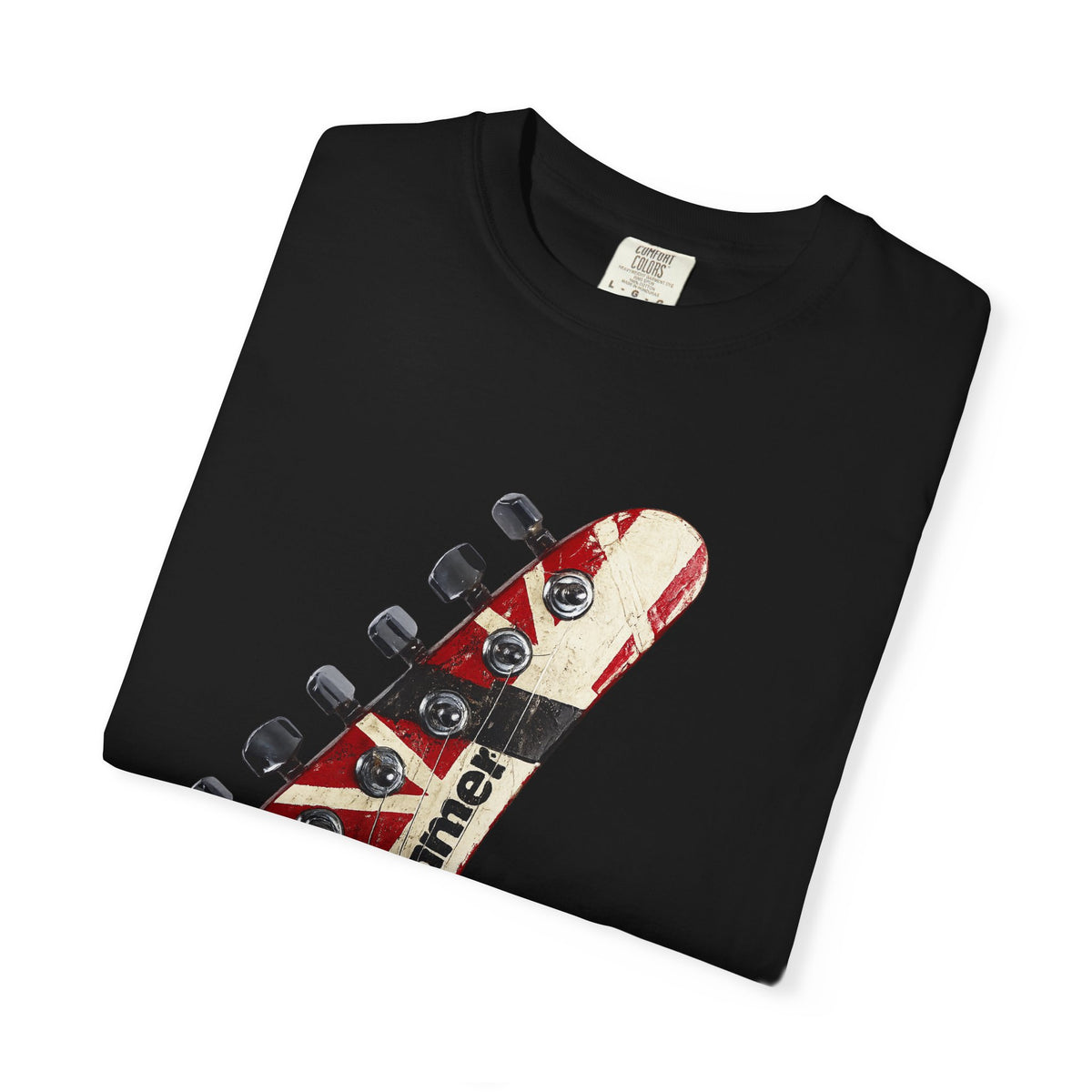 Frankenstrat Guitar Kramer Headstock Shirt | Vintage Rock Guitar T-Shirt | Inspired by Eddie Van Halen | Comfort Colors 1717