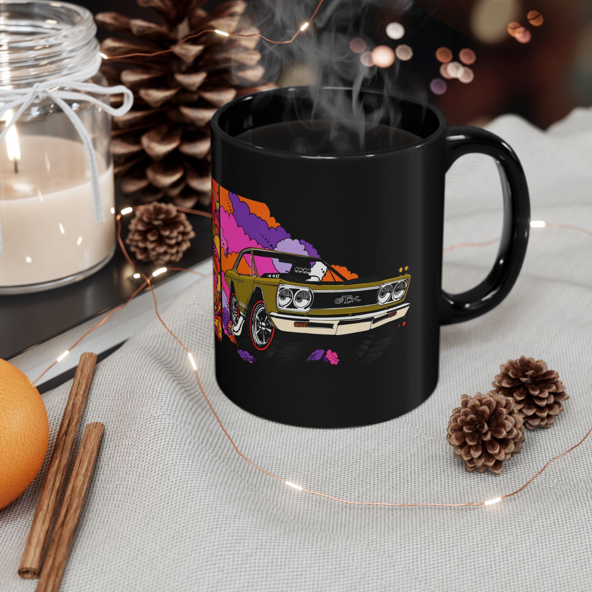 Detroit Psychedelia™ Coffee Mug – Classic Muscle Series | 1112 Posters