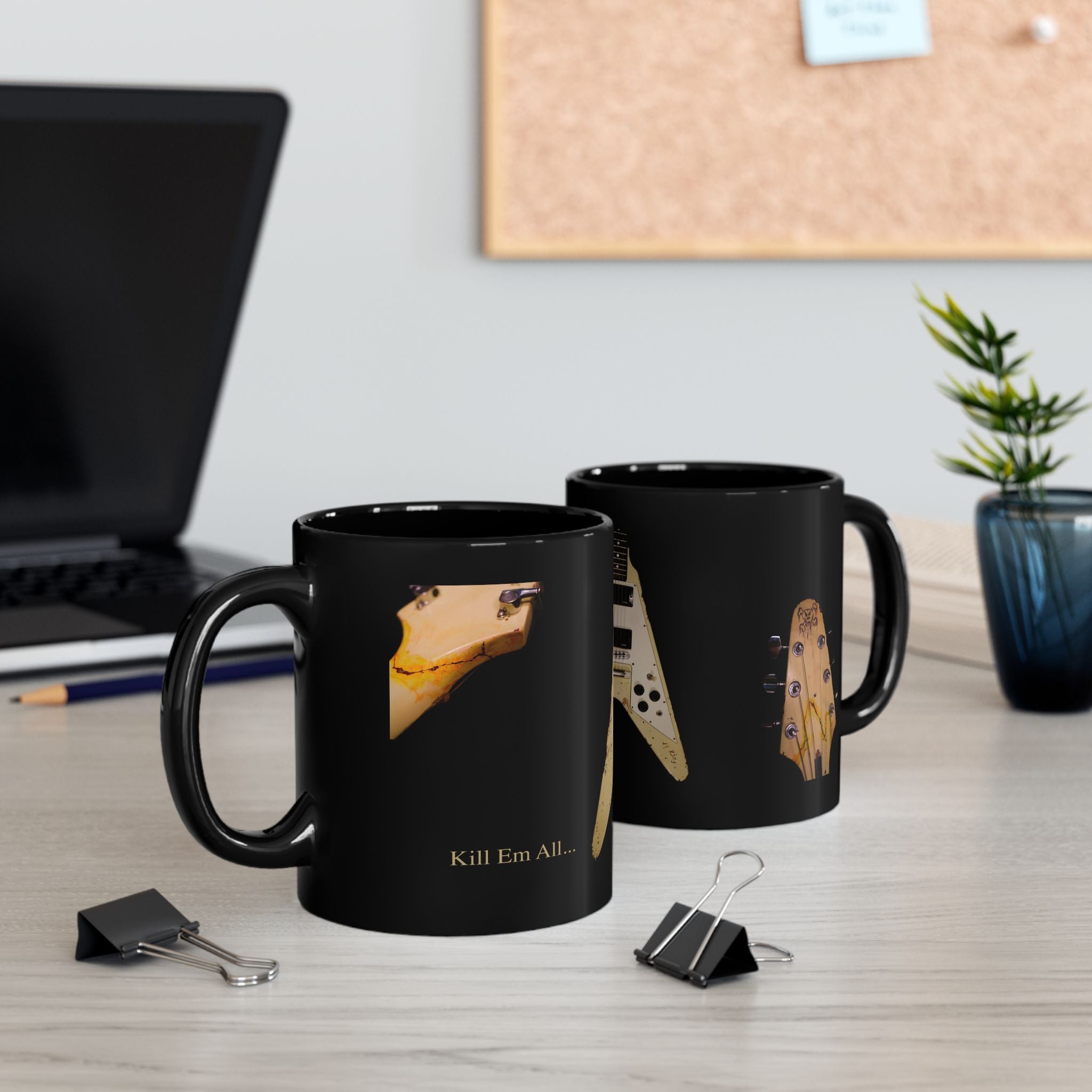 James Hetfield Flying V Electra F It on coffee mug 11oz great gift for Dads