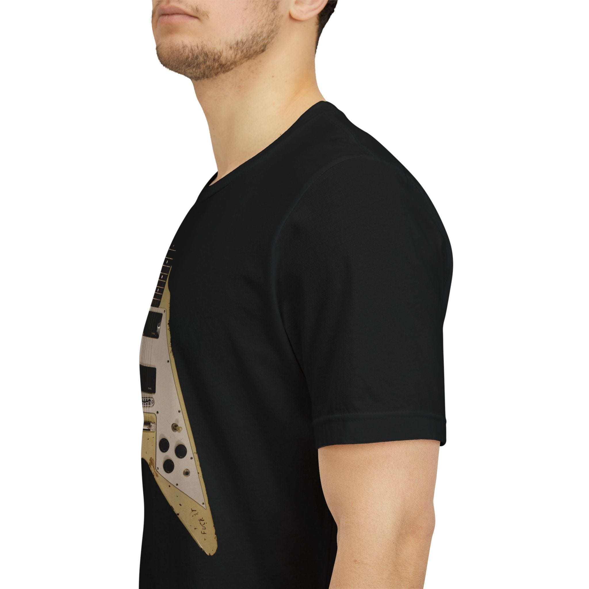 The James Hetfield Kill Em All era guitar Flying V Electra T Shirt