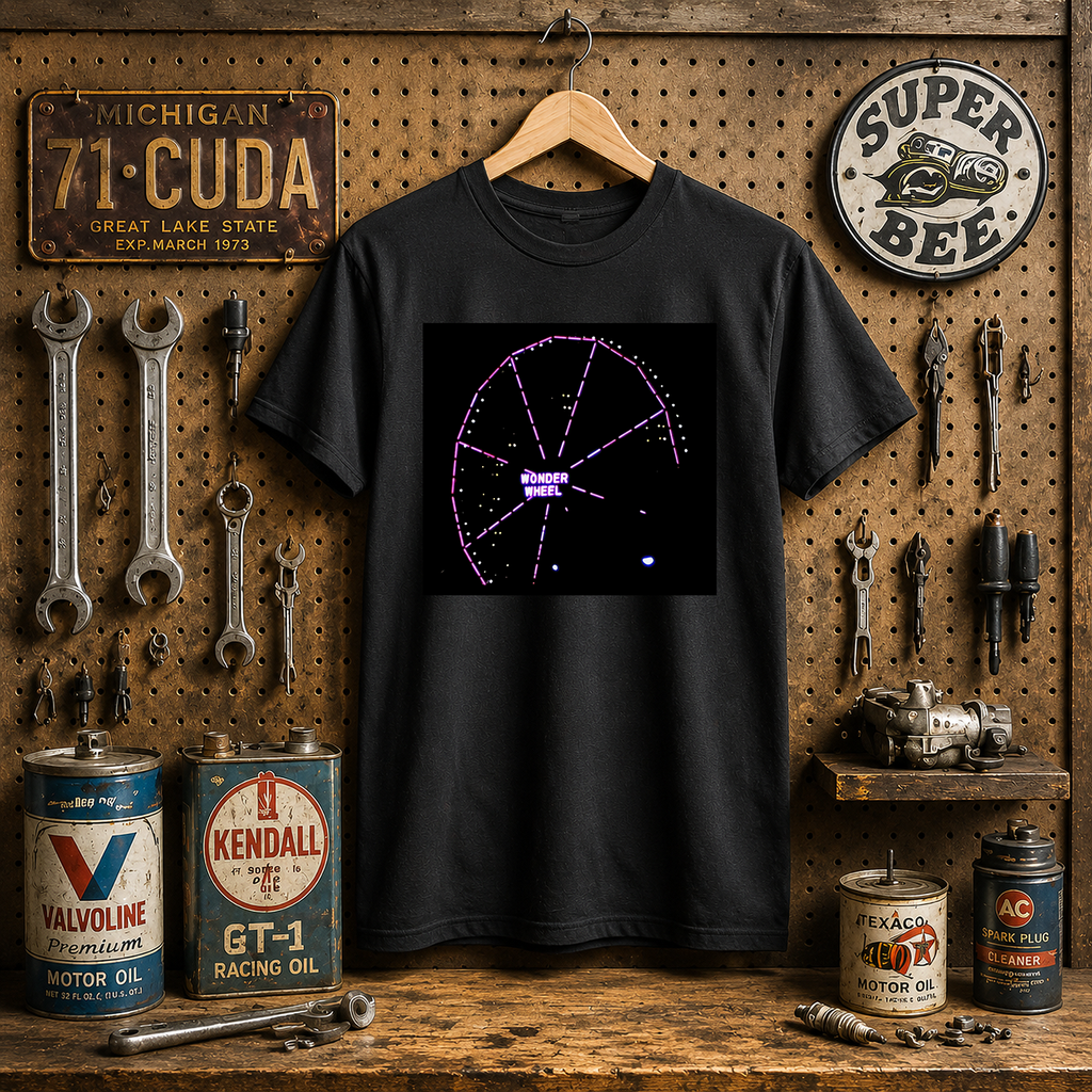 The Warriors 1979 Wonder Wheel T-Shirt | Coney Island Movie Shirt | Cult Classic Film Tee | 70s Movie Fan Gift | Retro Gang Film Apparel
