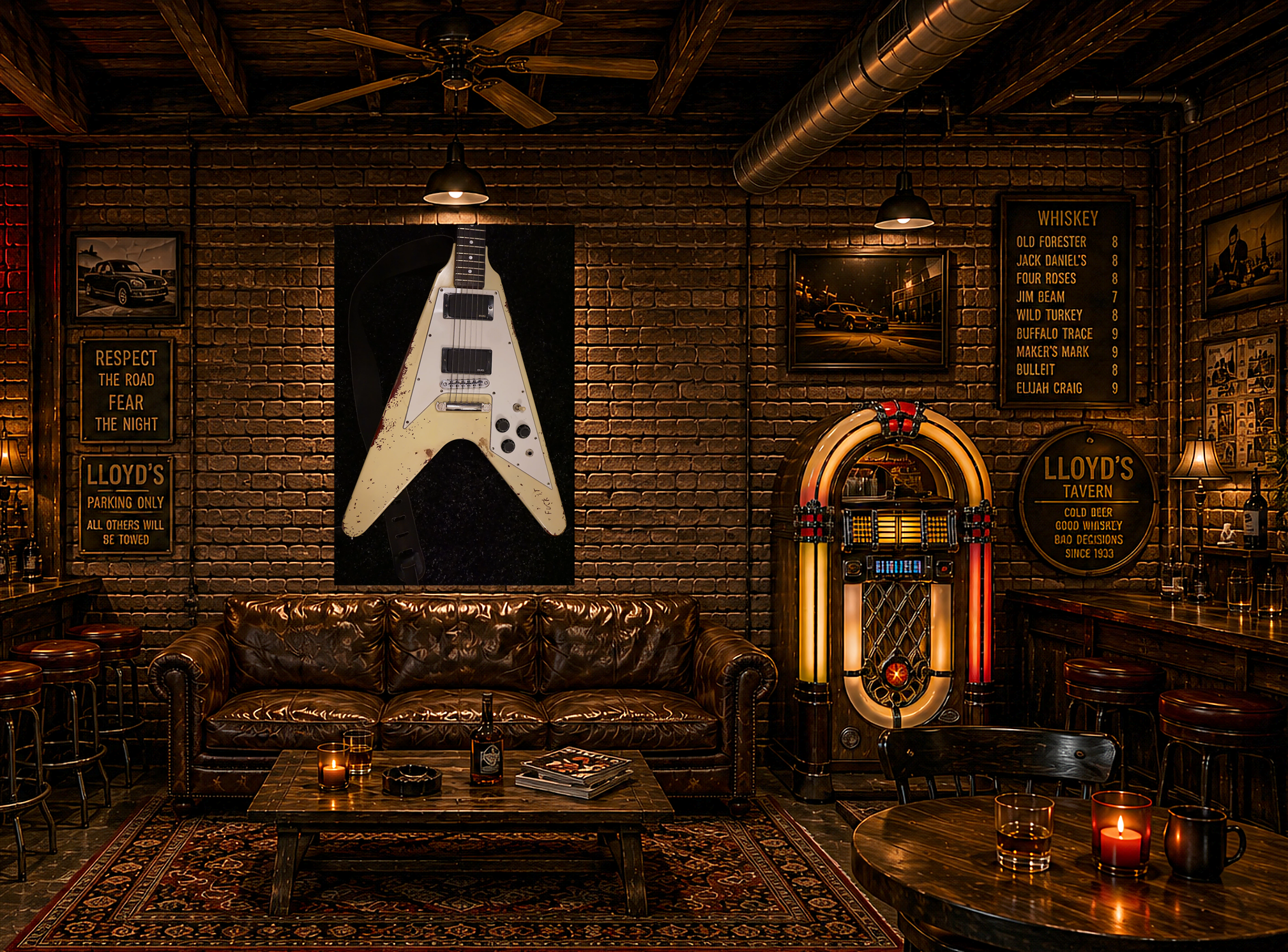 James Hetfield Electra Flying V guitar Poster | Metallica Guitar Wall Art poster