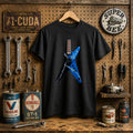 Dimebag Darrell Abbott Guitar T-Shirt | Blue Lightening Tee | Inspired by his Legendary Guitar | Comfort Colors 1717