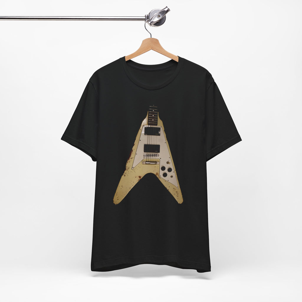 The James Hetfield Kill Em All era guitar Flying V Electra T Shirt