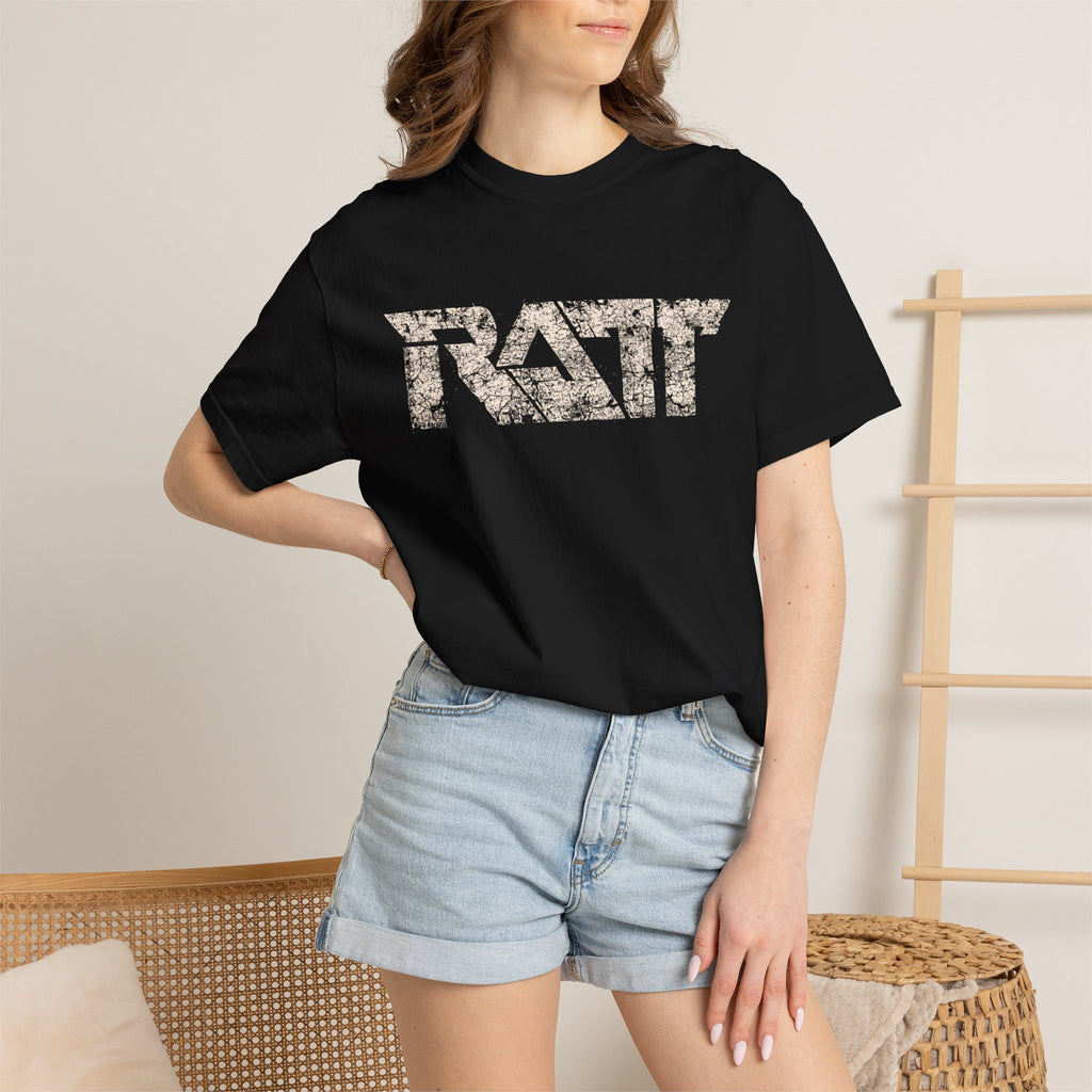 RATT Vintage Distressed Logo Shirt | 80s Heavy Metal Tee | Retro Glam Metal T-Shirt | Classic Rock Fan Gift