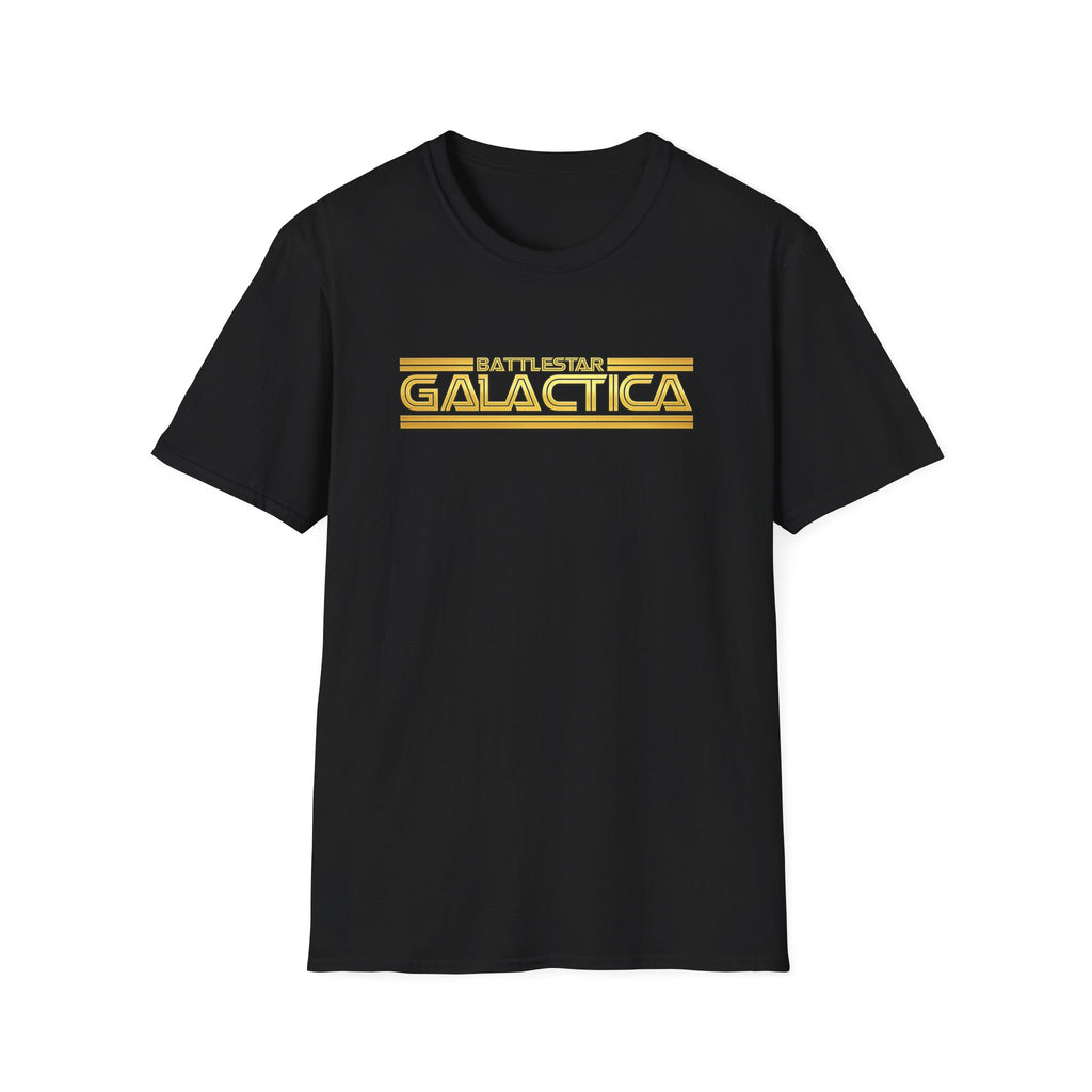 Battlestar Galactica 1978 Classic TV Logo T-Shirt | Retro Sci-Fi Tee | Vintage Space Opera Shirt | 70s Television Fan Gift