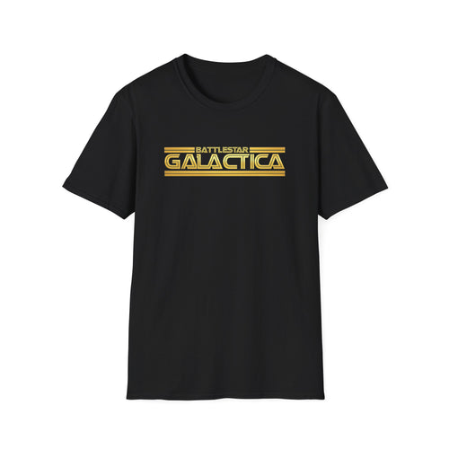 Battlestar Galactica 1978 Classic TV Logo T-Shirt | Retro Sci-Fi Tee | Vintage Space Opera Shirt | 70s Television Fan Gift