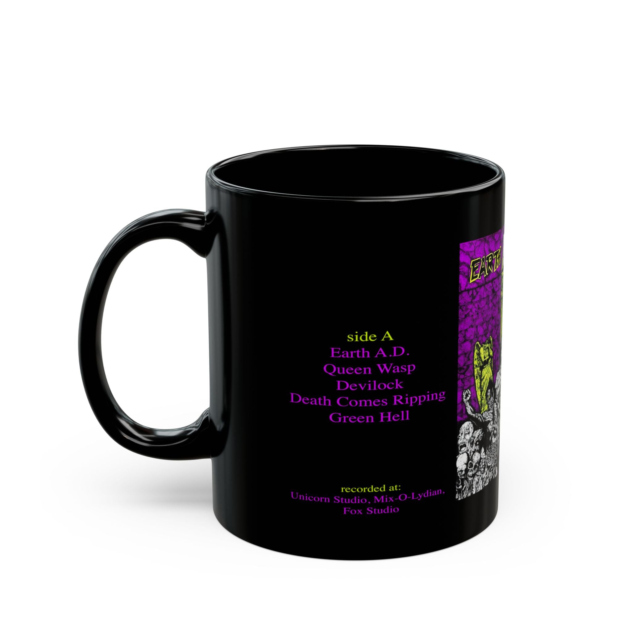 The Misfits Earth A.D. album cover on coffee mug 11oz great gift for Halloween time