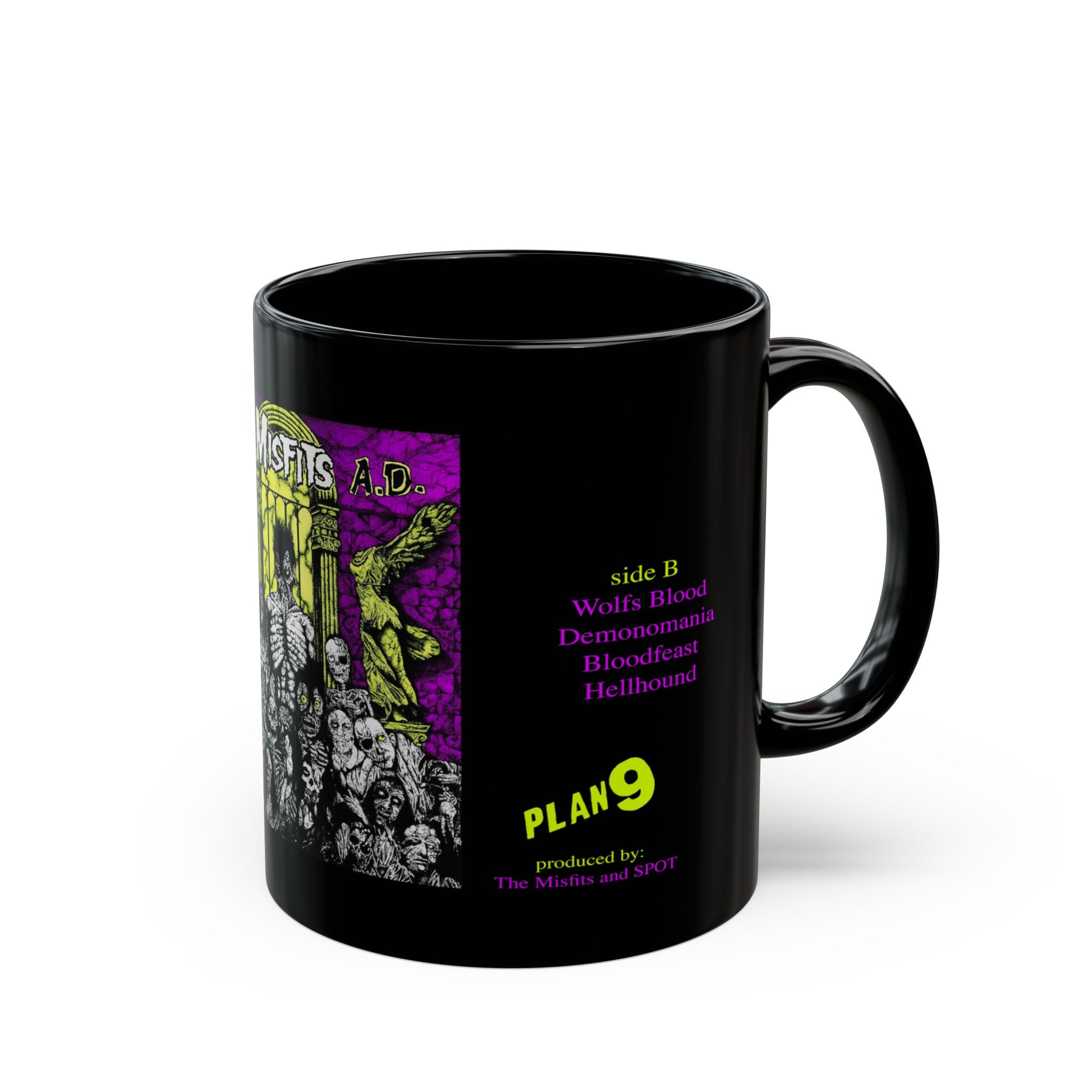 The Misfits Earth A.D. album cover on coffee mug 11oz great gift for Halloween time