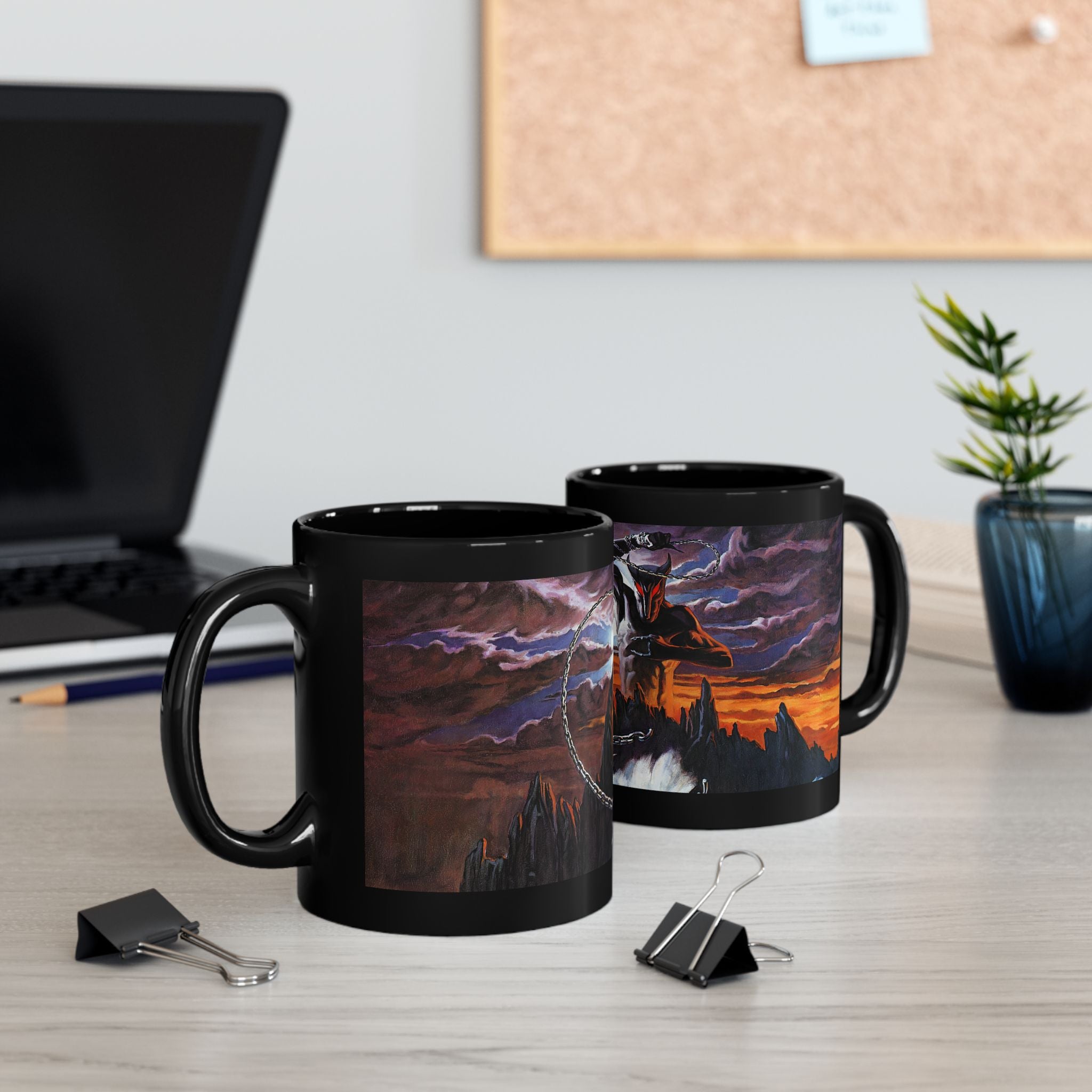 Dio Holy Diver album cover on coffee mug 11oz great gift for Halloween