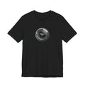 Classic 1973 Mustang Fuel Cap T-Shirt | Vintage Running Horse Emblem Tee 1970s Ford Pony Car Graphic Shirt