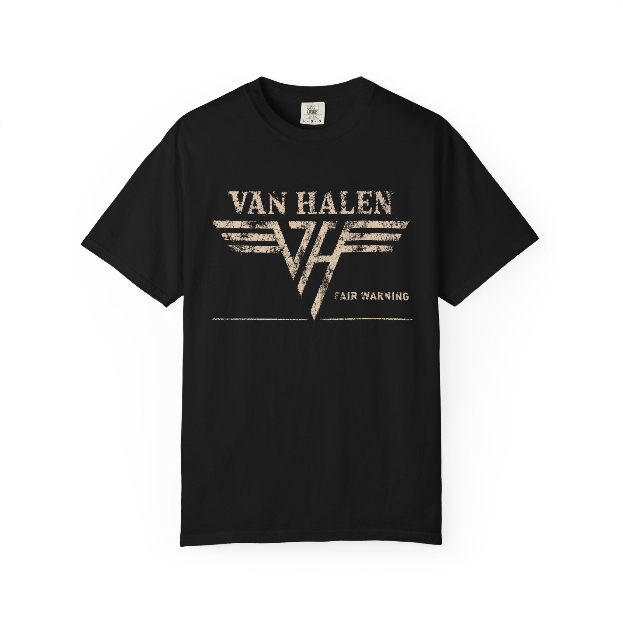 Van Halen Fair Warning Shirt | Vintage Distressed Rock Band T-Shirt | 80s Hard Rock Tee | Classic Guitar Music Shirt | Comfort Colors 1717