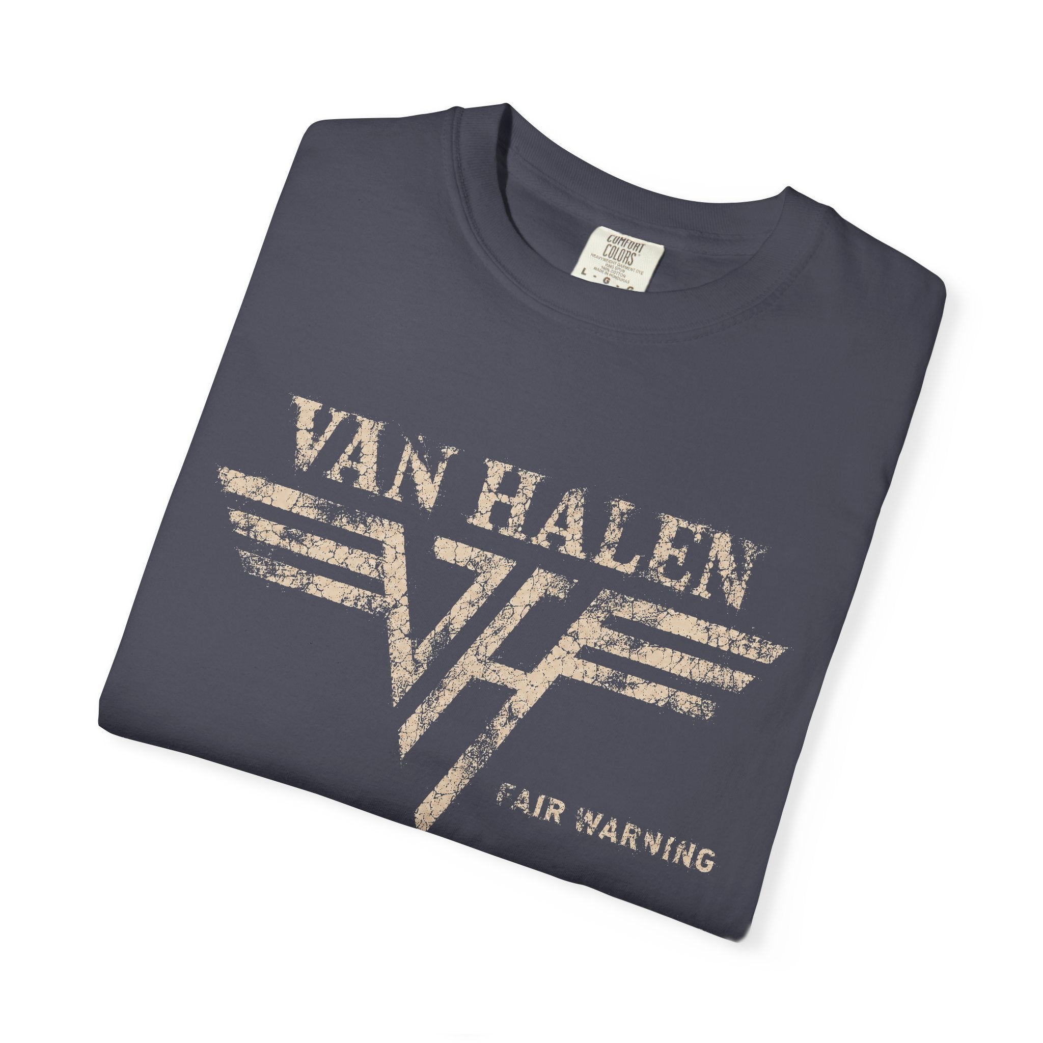 Van Halen Fair Warning Shirt | Vintage Distressed Rock Band T-Shirt | 80s Hard Rock Tee | Classic Guitar Music Shirt | Comfort Colors 1717