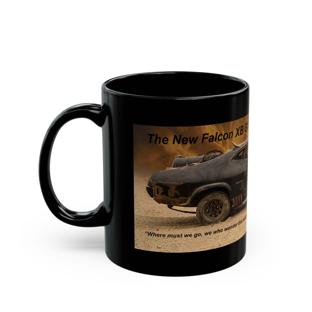 The Mad Max Ford V8 Interceptor car on coffee mug 11oz great gift for Dad