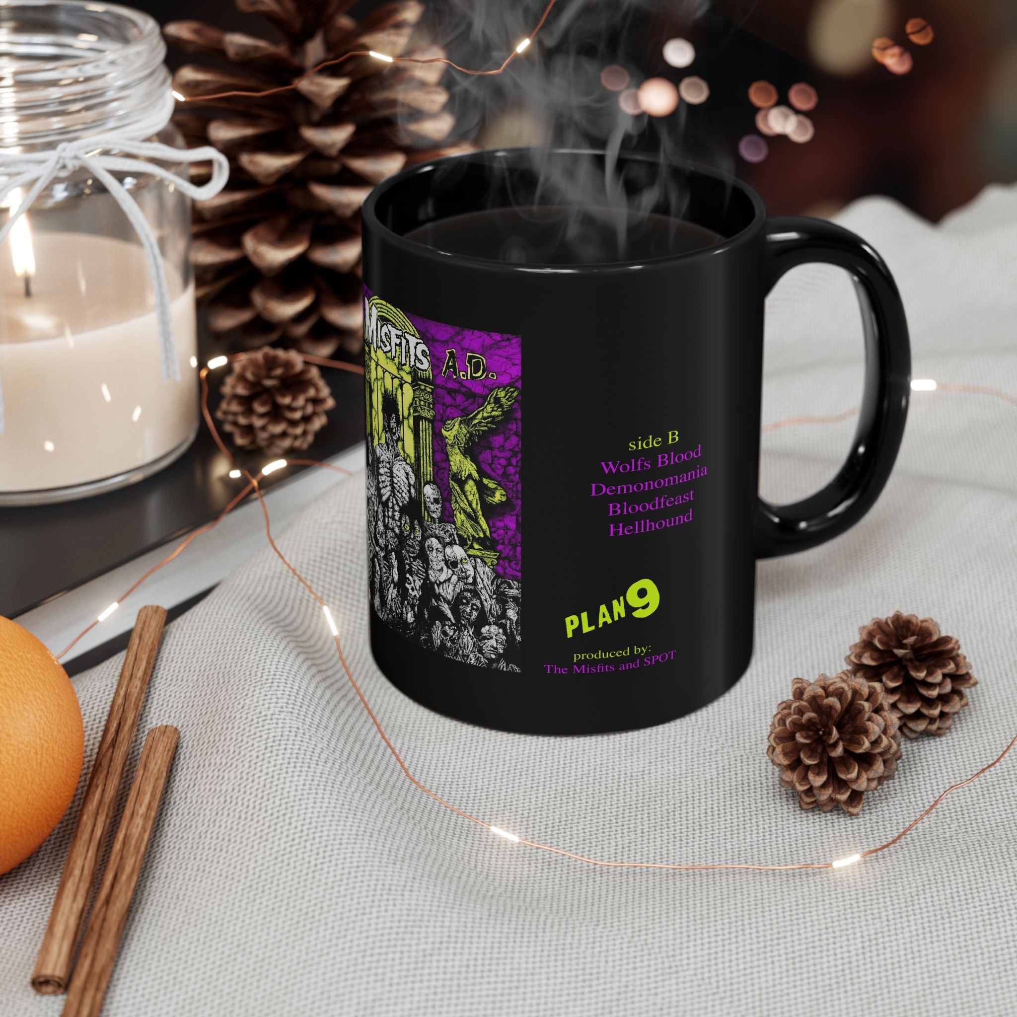 The Misfits Earth A.D. album cover on coffee mug 11oz great gift for Halloween time