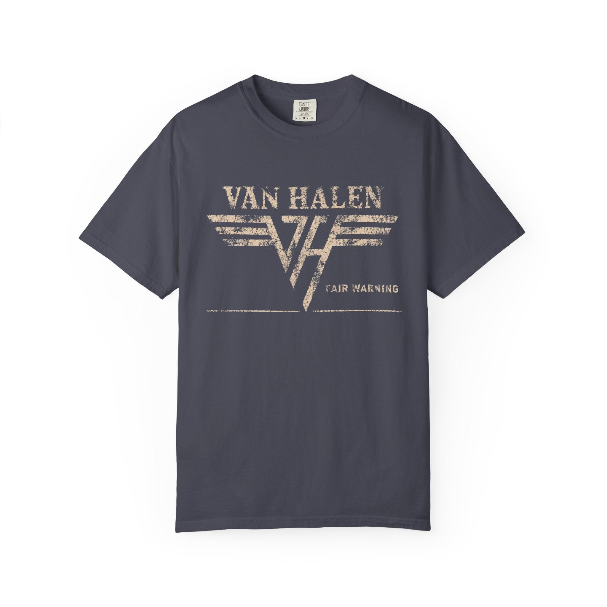 Van Halen Fair Warning Shirt | Vintage Distressed Rock Band T-Shirt | 80s Hard Rock Tee | Classic Guitar Music Shirt | Comfort Colors 1717