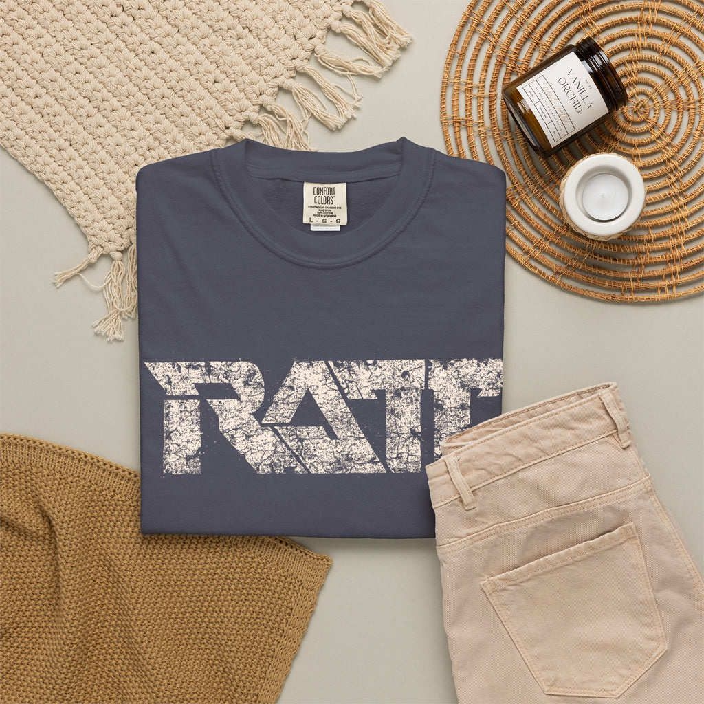 RATT Vintage Distressed Logo Shirt | 80s Heavy Metal Tee | Retro Glam Metal T-Shirt | Classic Rock Fan Gift